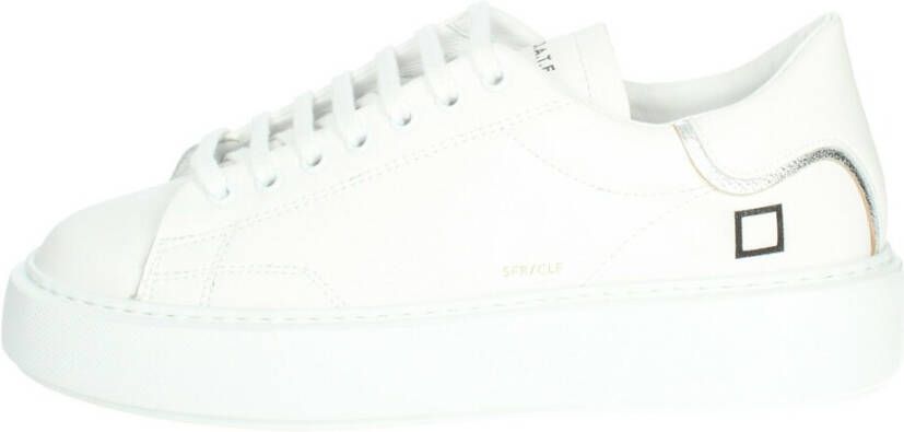 D.a.t.e. Witte Leren Lage Sneakers Model: Sfera White Dames