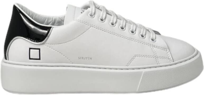 D.a.t.e. Leren Sneakers met Verwijderbare Binnenzool Wit Dames