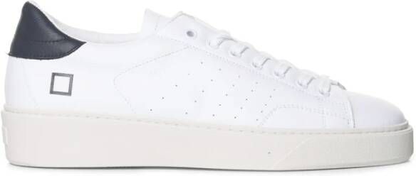 D.a.t.e. Witte Sneakers met Ingegraveerde Letters White Heren