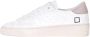 D.a.t.e. Witte Lage Sneakers van Leer met Geëmbosseerde Details White Heren - Thumbnail 1