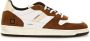 D.a.t.e. Witte Leren Sneakers met Bruine Suede Inzetstukken White Heren - Thumbnail 4