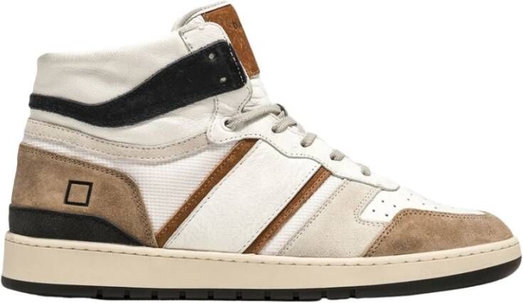 D.a.t.e. Sport High Horsy Leren Schoenen Wit