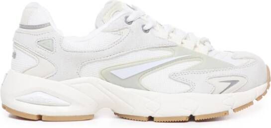 D.a.t.e. Witte hardloopschoenen met suède en TPU-inzetstukken White Dames - Foto 6