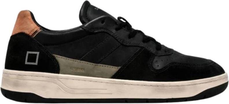 D.a.t.e. Stijlvolle Herensneakers Black Heren