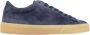 D.a.t.e. Blauwe Suède Sonica Lage Sneakers Blauw Heren - Thumbnail 1