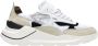 D.a.t.e. Stijlvolle Witte Luipaard Nylon Sneakers Multicolor Dames - Thumbnail 1