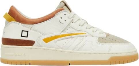 D.a.t.e. Torneo Beige Sneakers White Heren
