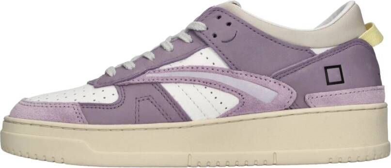 D.a.t.e. Torneo Bicolorbianco-Viola Sneakers