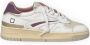Date Sneakers W421-TP-CA-IP TORNEO PURE CALF-WHITE PURPLE - Thumbnail 1