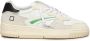 D.a.t.e. Witte Leren Sneakers met Groene Details White Heren - Thumbnail 7