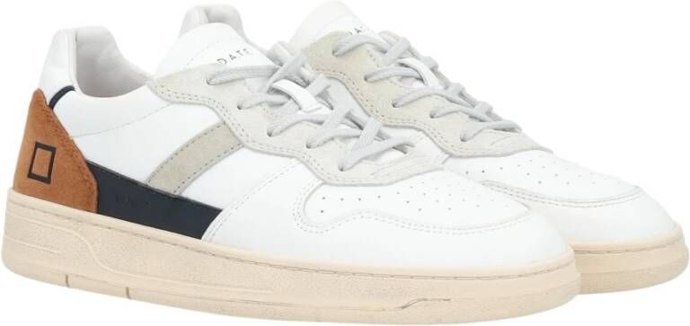 D.a.t.e. Vintage Court 2.0 Sneakers Wit Heren