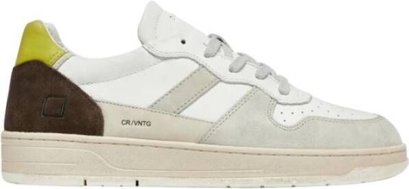 D.a.t.e. Vintage Court Sneakers Multicolor Heren