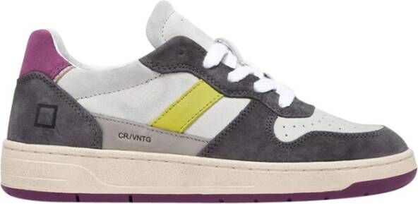 D.a.t.e. Vintage Court Sneakers voor vrouwen Multicolor Dames
