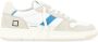 D.a.t.e. Vintage Court Wit Blauwe Sneakers - Thumbnail 1