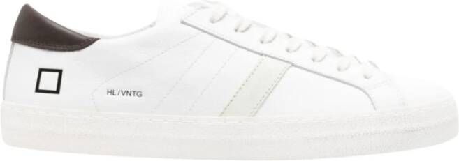 D.a.t.e. Vintage Hill Low Sneakers White Heren