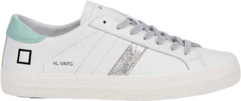 D.a.t.e. Vintage Hill Low Witte Tiffany Sneakers White Dames