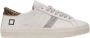 D.a.t.e. Witte Sneakers met Zilveren Details en Dierenprint White Dames - Thumbnail 1