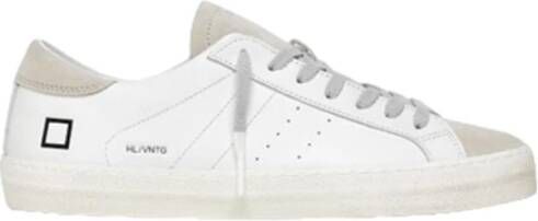 D.a.t.e. Vintage Witte Lage Top Sneakers White Heren