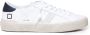 D.a.t.e. Wit Blauw Leren Sneakers Bandzool White Heren - Thumbnail 1