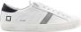 D.a.t.e. Wit-Blauwe Lage Sneakers voor Mannen - Thumbnail 1
