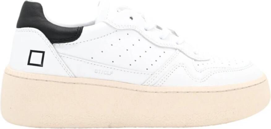D.a.t.e. Witte Leren Sneakers voor Vrouwen White Dames - Foto 2