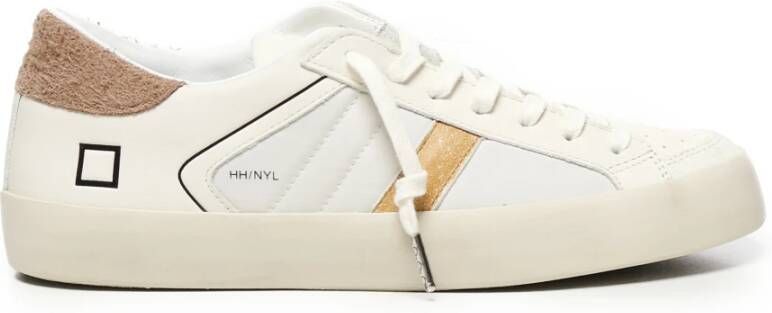 D.a.t.e. Witte Beige Sneakers