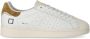 D.a.t.e. Witte Bruine Sneaker met Suède Inzet White - Thumbnail 1