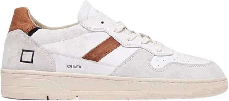 D.a.t.e. Witte Casual Sneakers White Heren