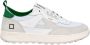 D.a.t.e. Suède sneaker met witte details White Heren - Thumbnail 1