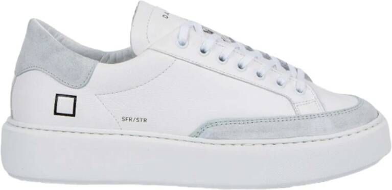 D.a.t.e. Witte en IJs Sfeer Sneakers White Dames