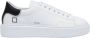 D.a.t.e. Witte Leren Sneakers met Zwarte Hieleninzet White Dames - Thumbnail 11