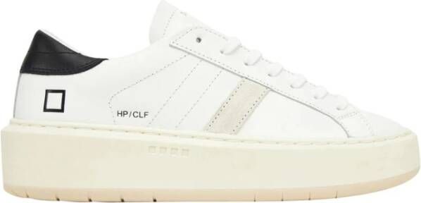 D.a.t.e. Witte lage platform damessneakers - Foto 2
