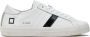 D.a.t.e. Grijze Suède Sneaker met Platinakleurige Gelamineerde Zijkant White Dames - Thumbnail 1