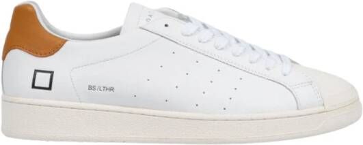 D.a.t.e. Witte Leren Base Sneakers White Heren