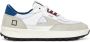 D.a.t.e. Suède sneaker met witte details White Heren - Thumbnail 4