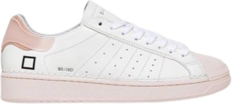 D.a.t.e. Witte Leren Lage Sneakers White Dames