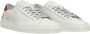 D.a.t.e. Witte leren sneaker met logo - Thumbnail 1
