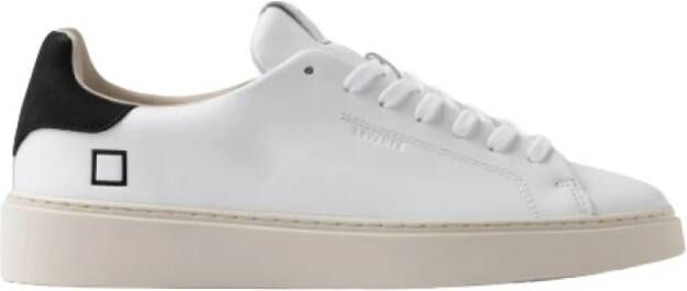 D.a.t.e. Witte Leren Sneakers