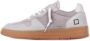 D.a.t.e. Witte Leren Sneakers Logo Rubberen Zool White Heren - Thumbnail 1