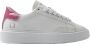 D.a.t.e. Witte leren sneakers met fuchsia detail - Thumbnail 1