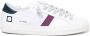 D.a.t.e. Witte leren sneakers met gebarsten details White Dames - Thumbnail 1