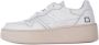 D.a.t.e. Witte Leren Lage Sneakers met Geperforeerde Neus White Dames - Thumbnail 1