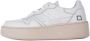 D.a.t.e. Witte Leren Lage Sneakers met Geperforeerde Neus White Dames - Thumbnail 5