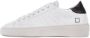 D.a.t.e. Witte leren sneakers met geperforeerde details White Heren - Thumbnail 1