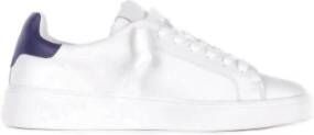 D.a.t.e. Witte Leren Sneakers met Logo