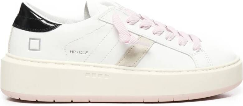 Date Sneakers W421-HP-CA-WB HILL PLATFORM-WHITE BLACK