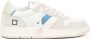 D.a.t.e. Beige Suède Sneakers met Blauwe Details - Thumbnail 1