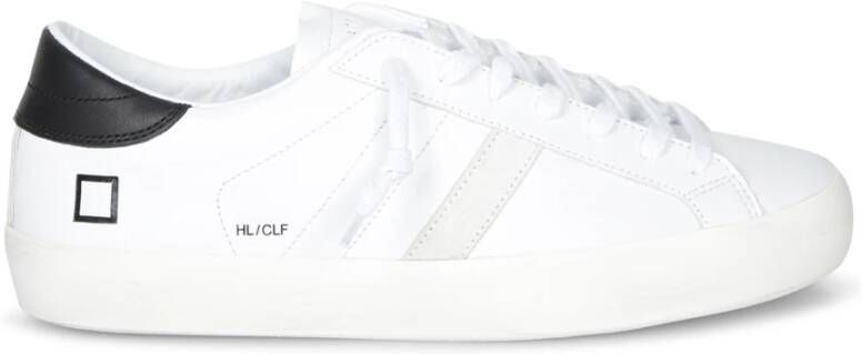 D.a.t.e. Witte Leren Lage Sneakers White Heren