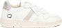 D.a.t.e. Witte Platinum Sneakers met Glitterdetail - Thumbnail 1