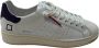 D.a.t.e. Witte Rubberen Neus Sneaker Blauw Suède White Dames - Thumbnail 1